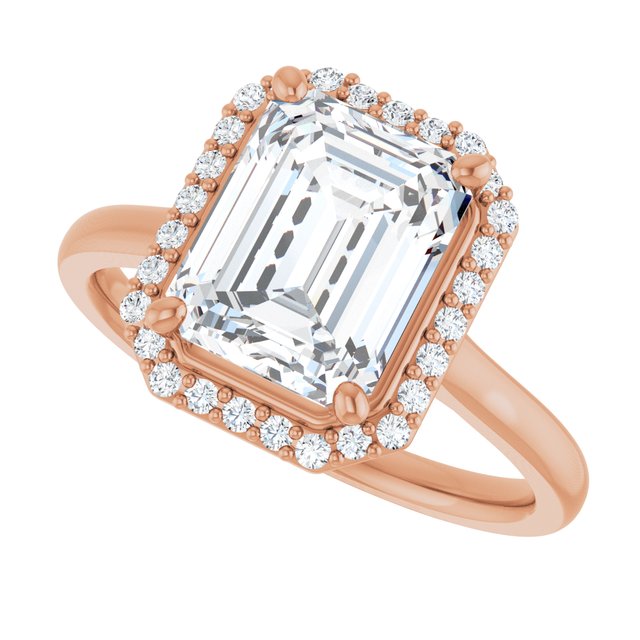 Emerald Engagement Ring Mounting