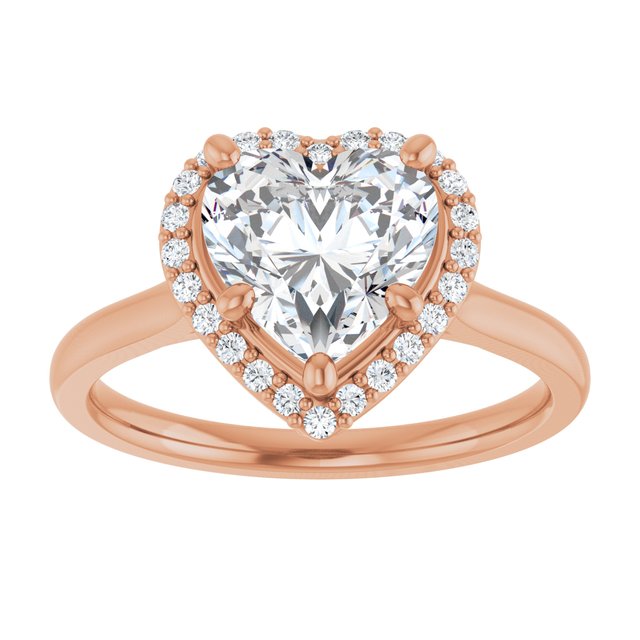 Heart Engagement Ring Mounting
