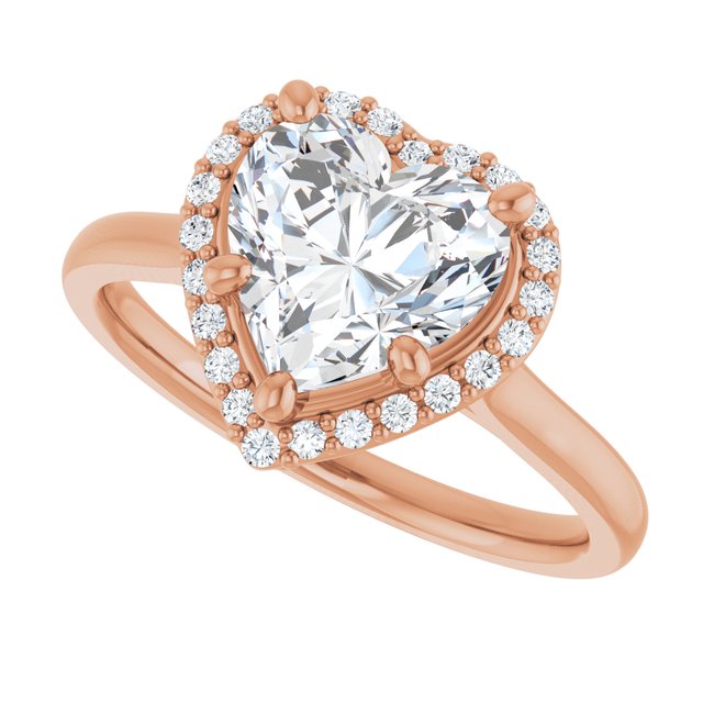 Heart Engagement Ring Mounting