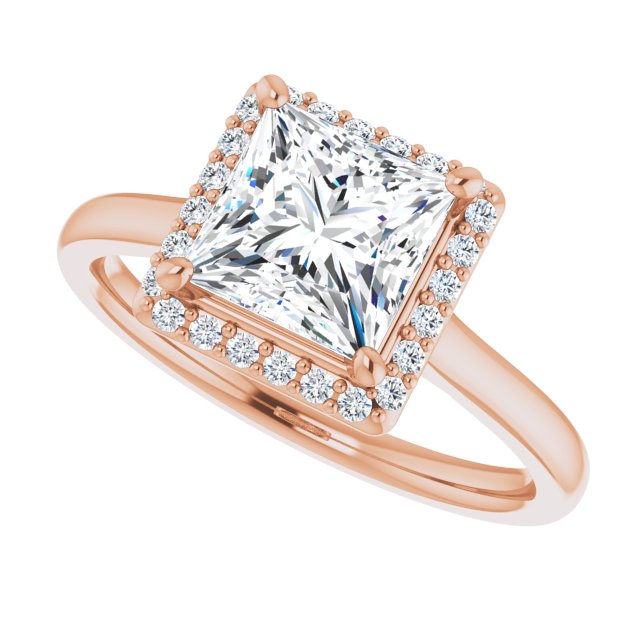 Square Engagement Ring Mounting