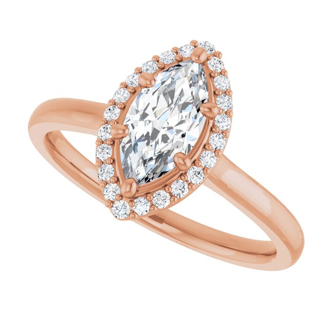 Marquise Engagement Ring Mounting