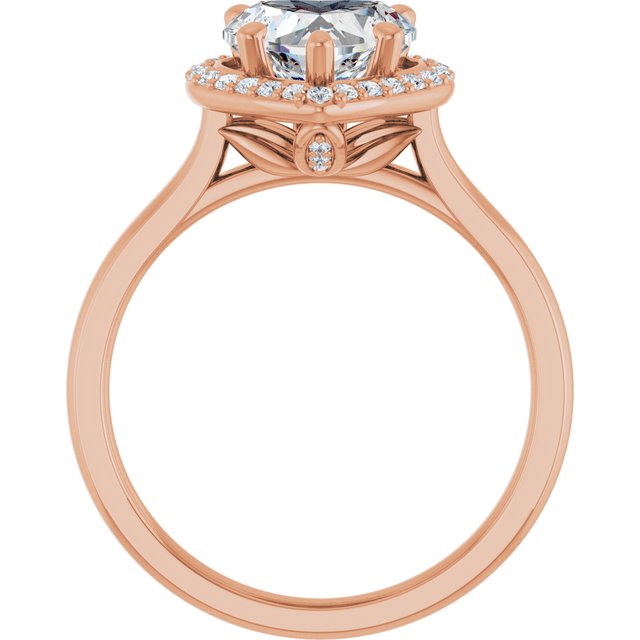 Heart Engagement Ring Mounting