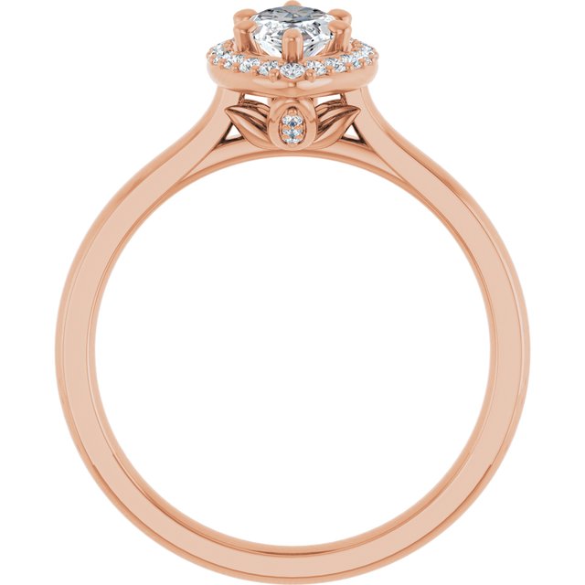 Marquise Engagement Ring Mounting