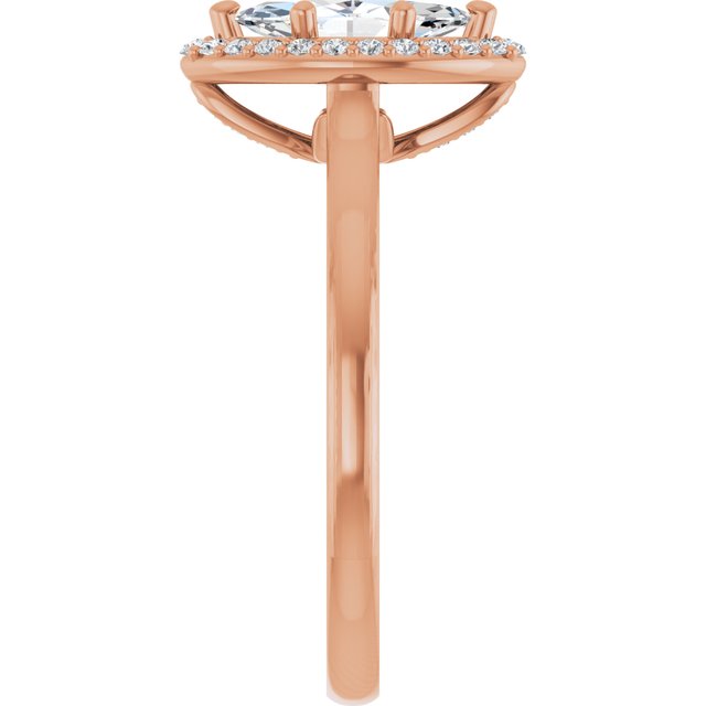 Marquise Engagement Ring Mounting