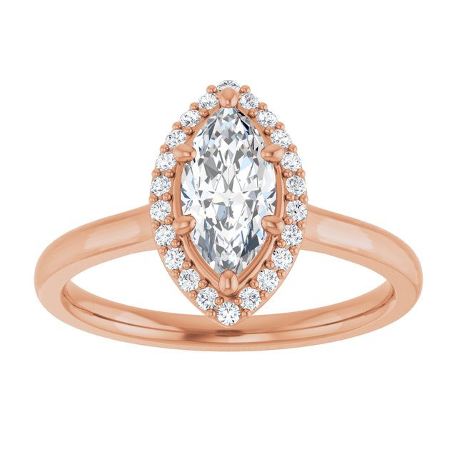 Marquise Engagement Ring Mounting