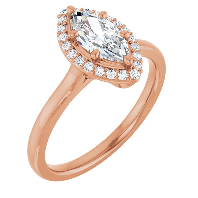 Marquise Engagement Ring Mounting