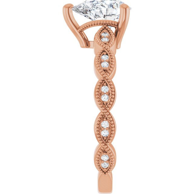 Pear Engagement Ring Mounting