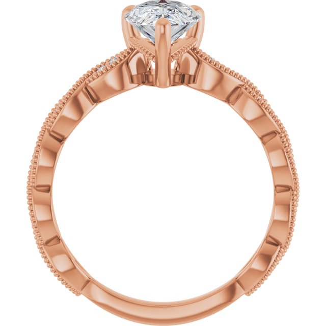 Pear Engagement Ring Mounting