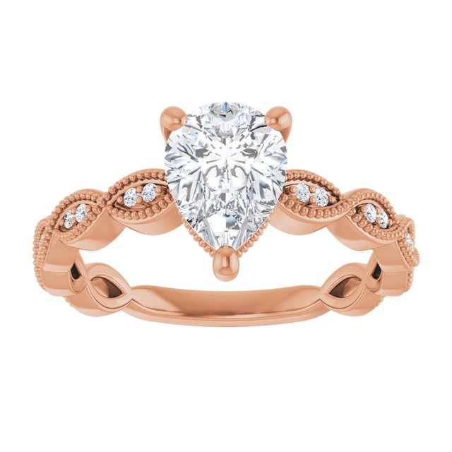 Pear Engagement Ring Mounting