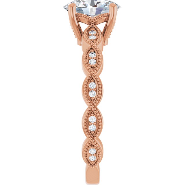 Oval Engagement Ring Mounting