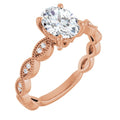 Oval Engagement Ring Mounting