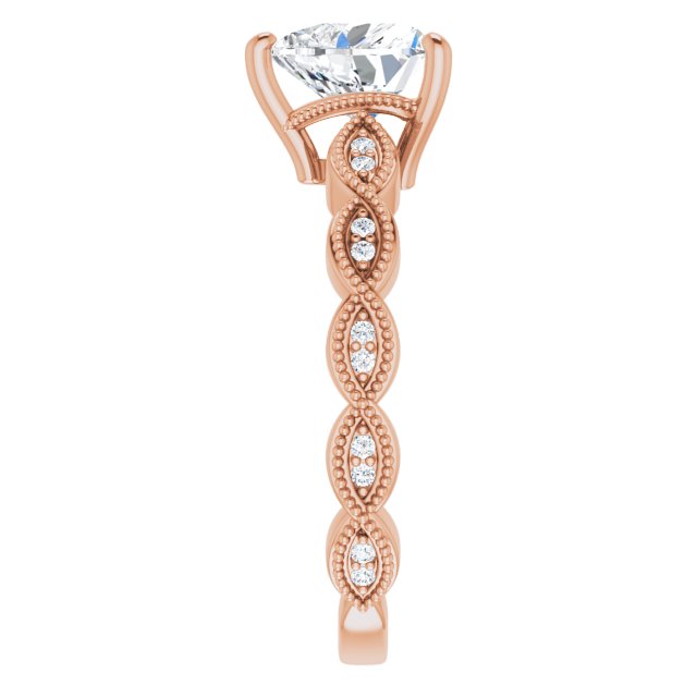 Heart Engagement Ring Mounting