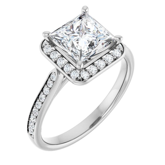 Square Engagement Ring Mounting