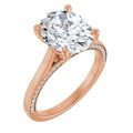 Oval Engagement Ring Mounting