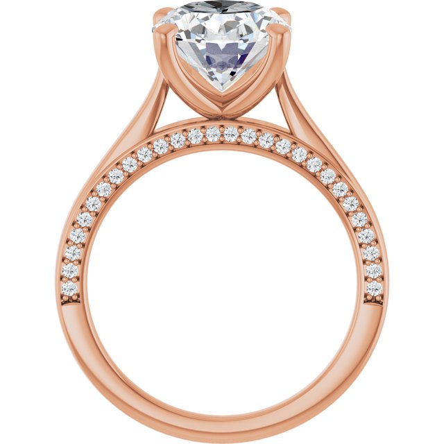 Oval Engagement Ring Mounting