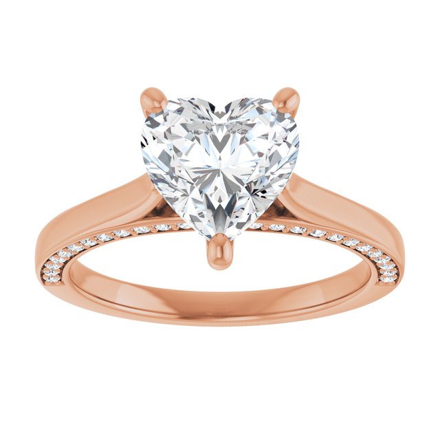 Heart Engagement Ring Mounting