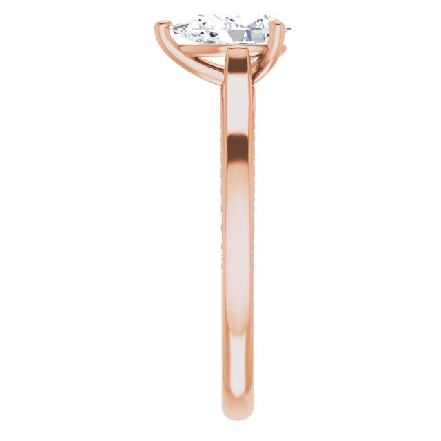 Pear Engagement Ring Mounting