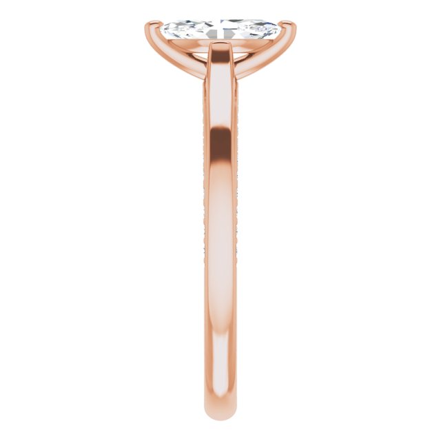 Marquise Engagement Ring Mounting