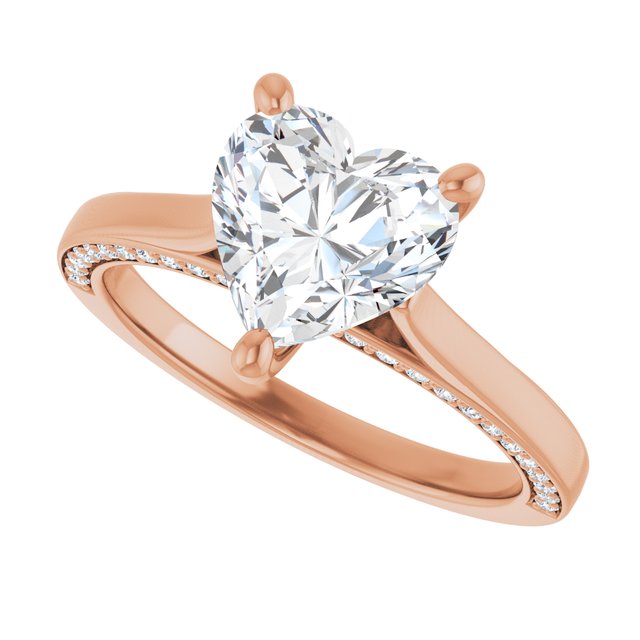 Heart Engagement Ring Mounting