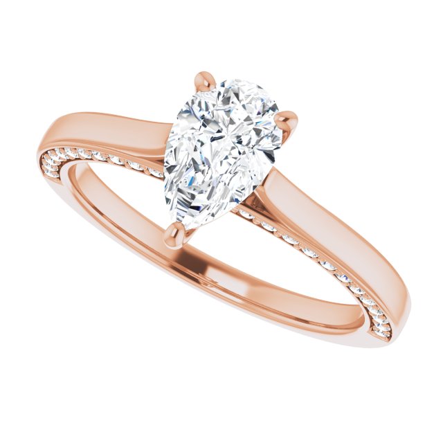 Pear Engagement Ring Mounting