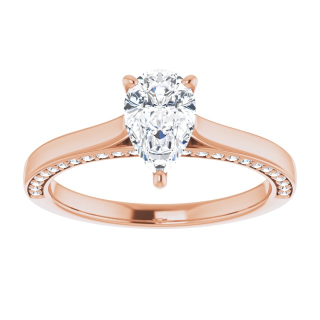 Pear Engagement Ring Mounting