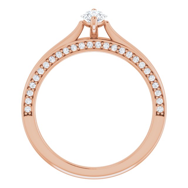 Marquise Engagement Ring Mounting