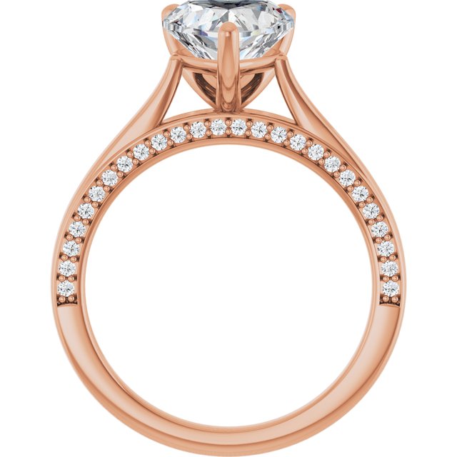 Heart Engagement Ring Mounting