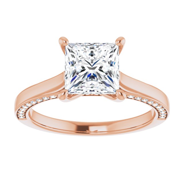Square Engagement Ring Mounting