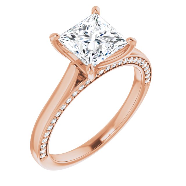 Square Engagement Ring Mounting