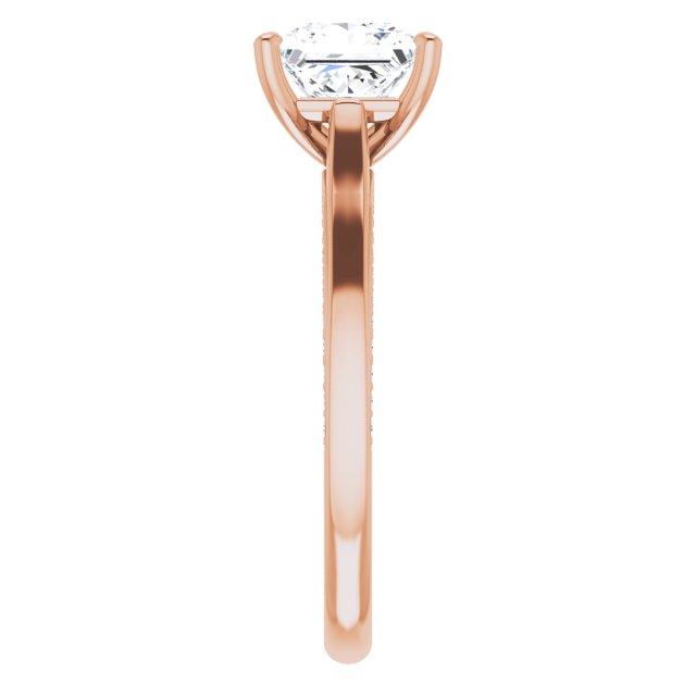 Square Engagement Ring Mounting