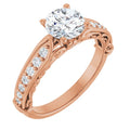 Round Engagement Ring Mounting