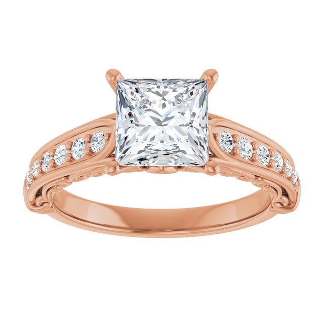 Square Engagement Ring Mounting