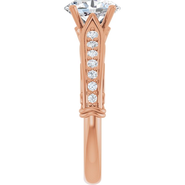 Oval Engagement Ring Mounting