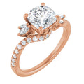 Cushion Engagement Ring Mounting