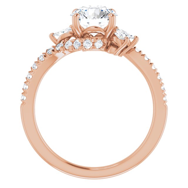 Round Engagement Ring Mounting