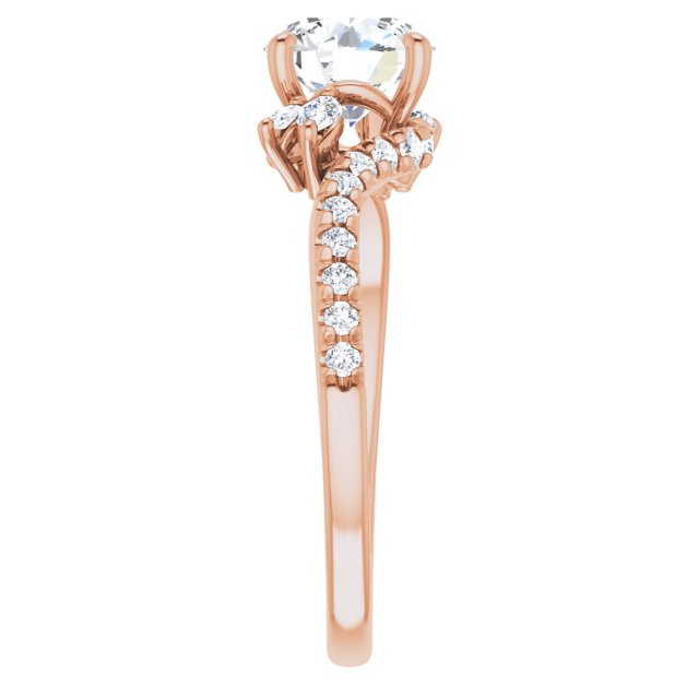Round Engagement Ring Mounting