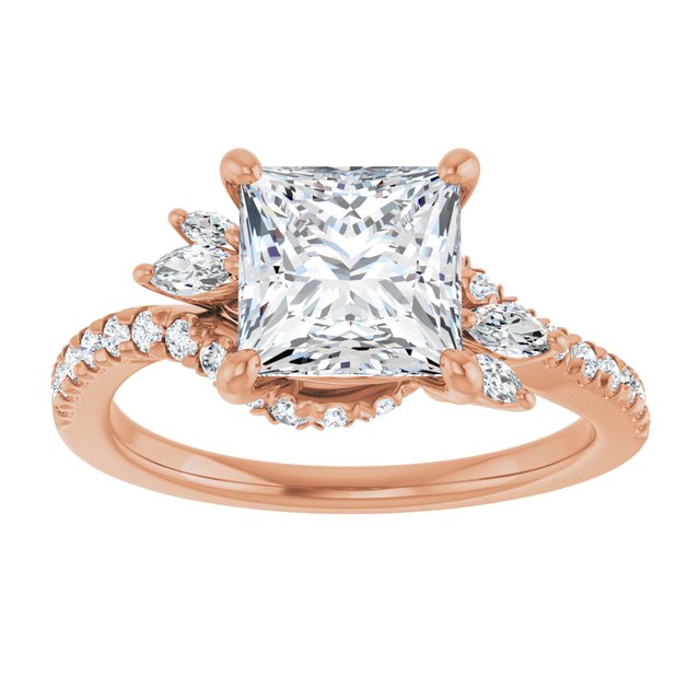 Square Engagement Ring Mounting