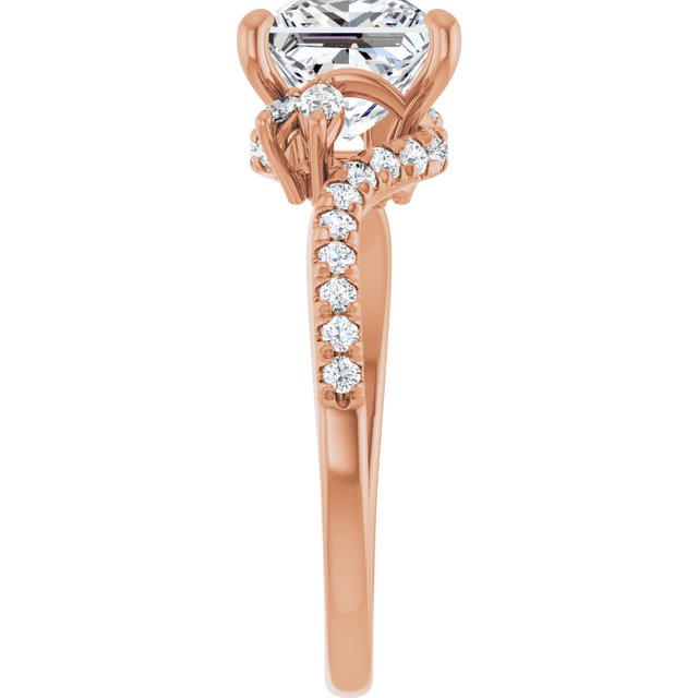 Square Engagement Ring Mounting
