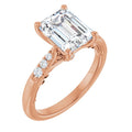 Emerald Engagement Ring Mounting