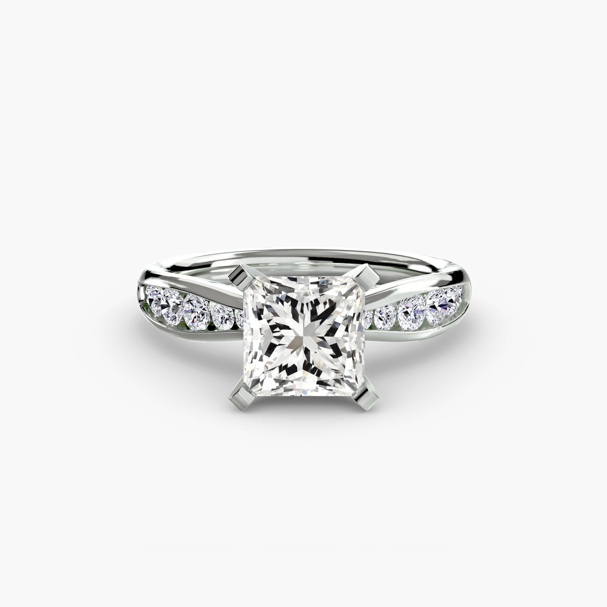 Solitaire with Pavé 3
