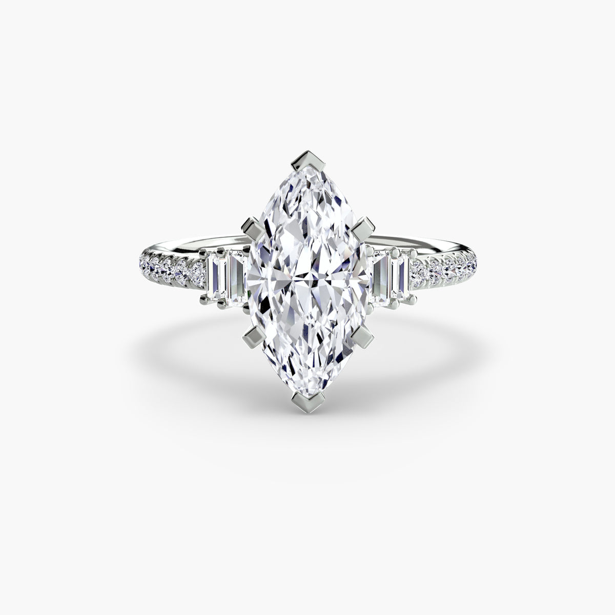 Solitaire with Pavé 4