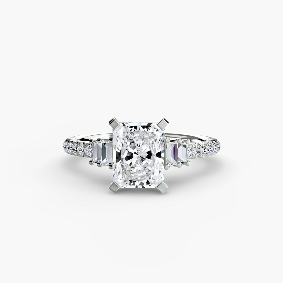 Solitaire with Pavé 4