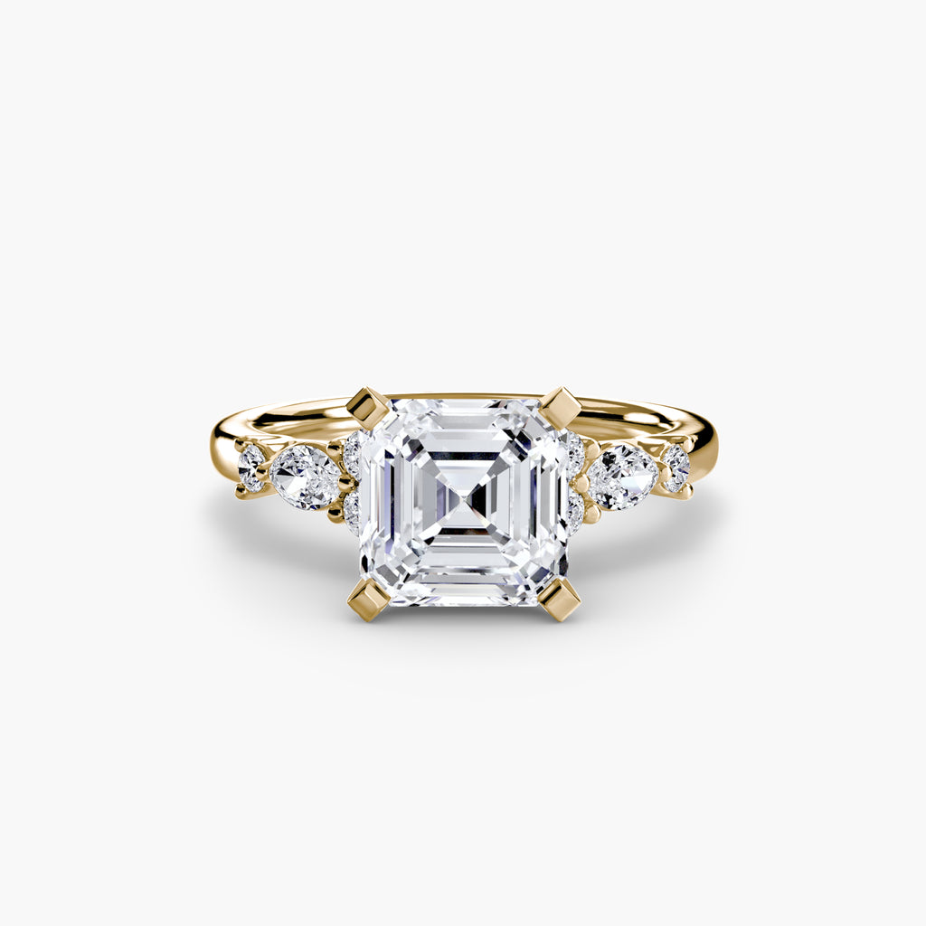 The Floral Accent Solitaire