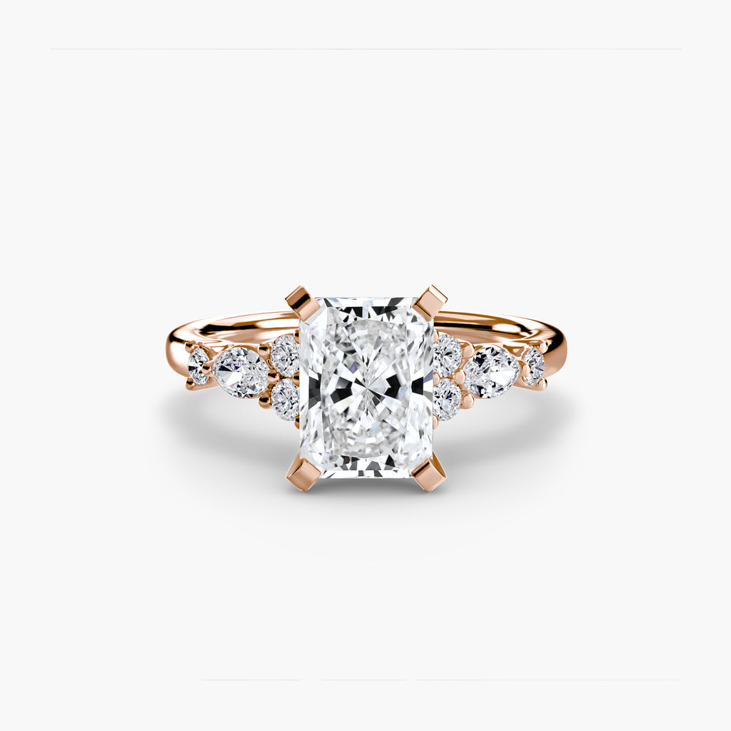 The Floral Accent Solitaire