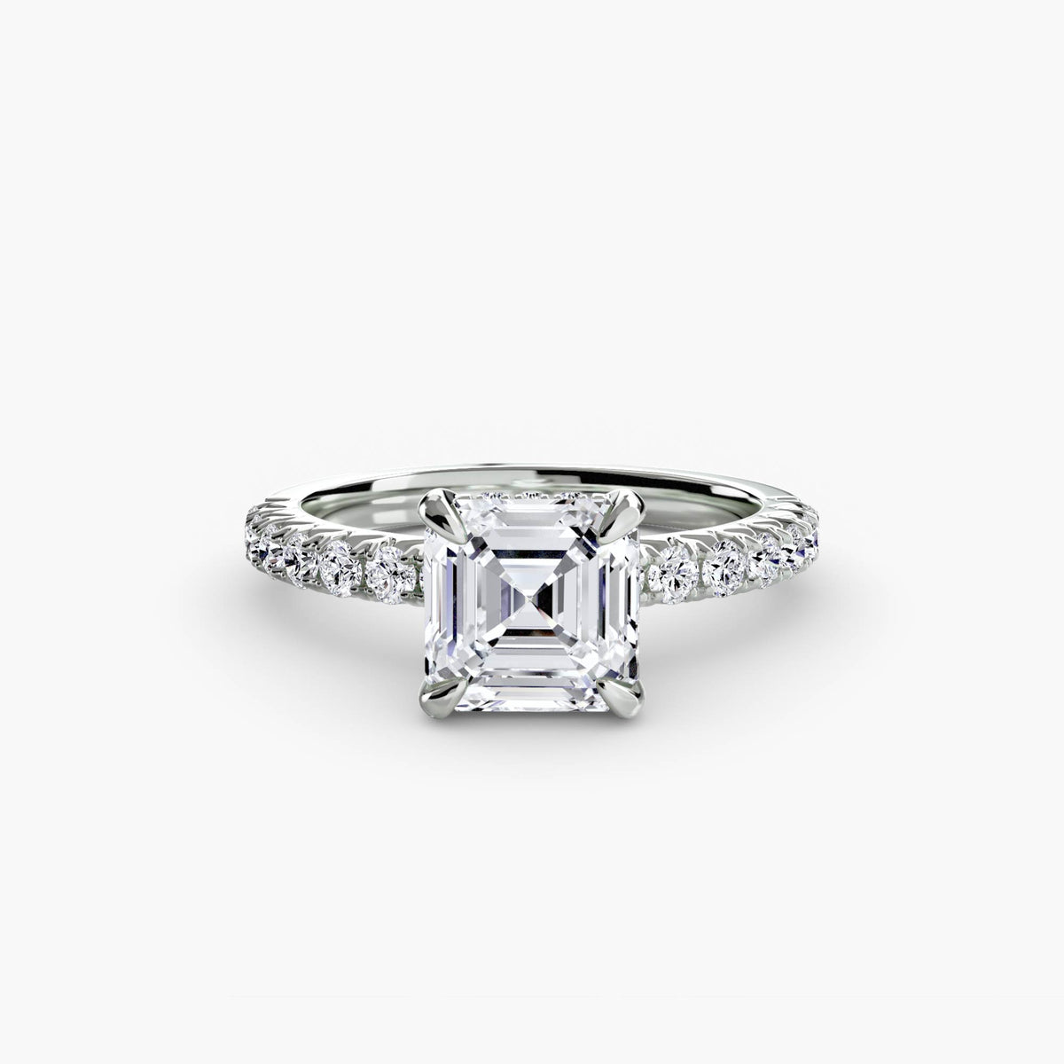 Solitaire with Pavé 6
