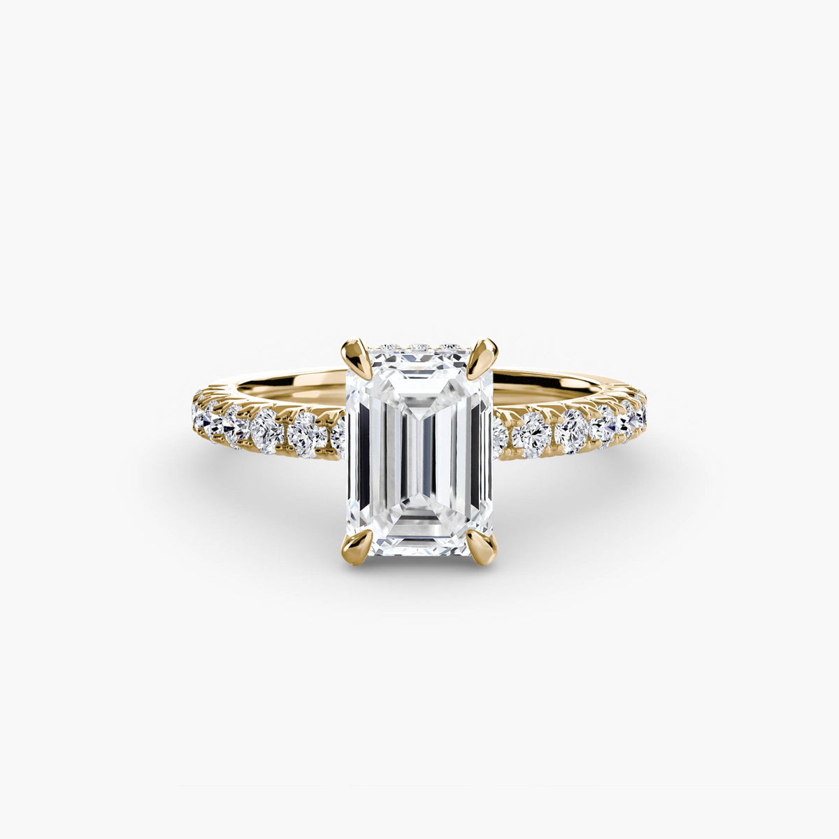 Solitaire with Pavé 6