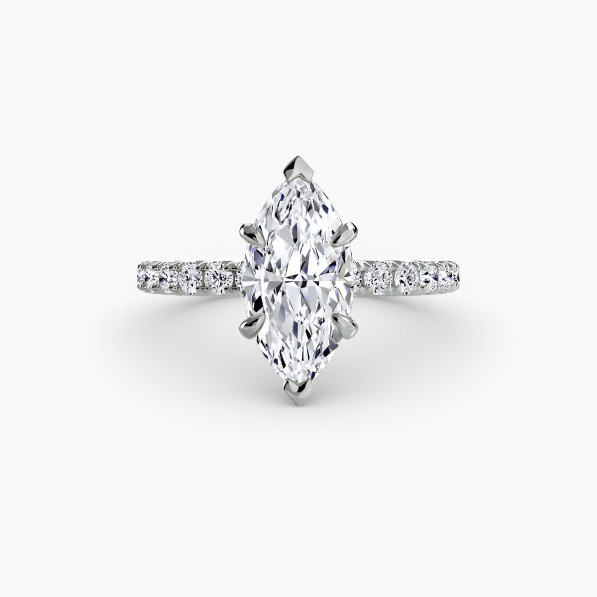 Solitaire with Pavé 6