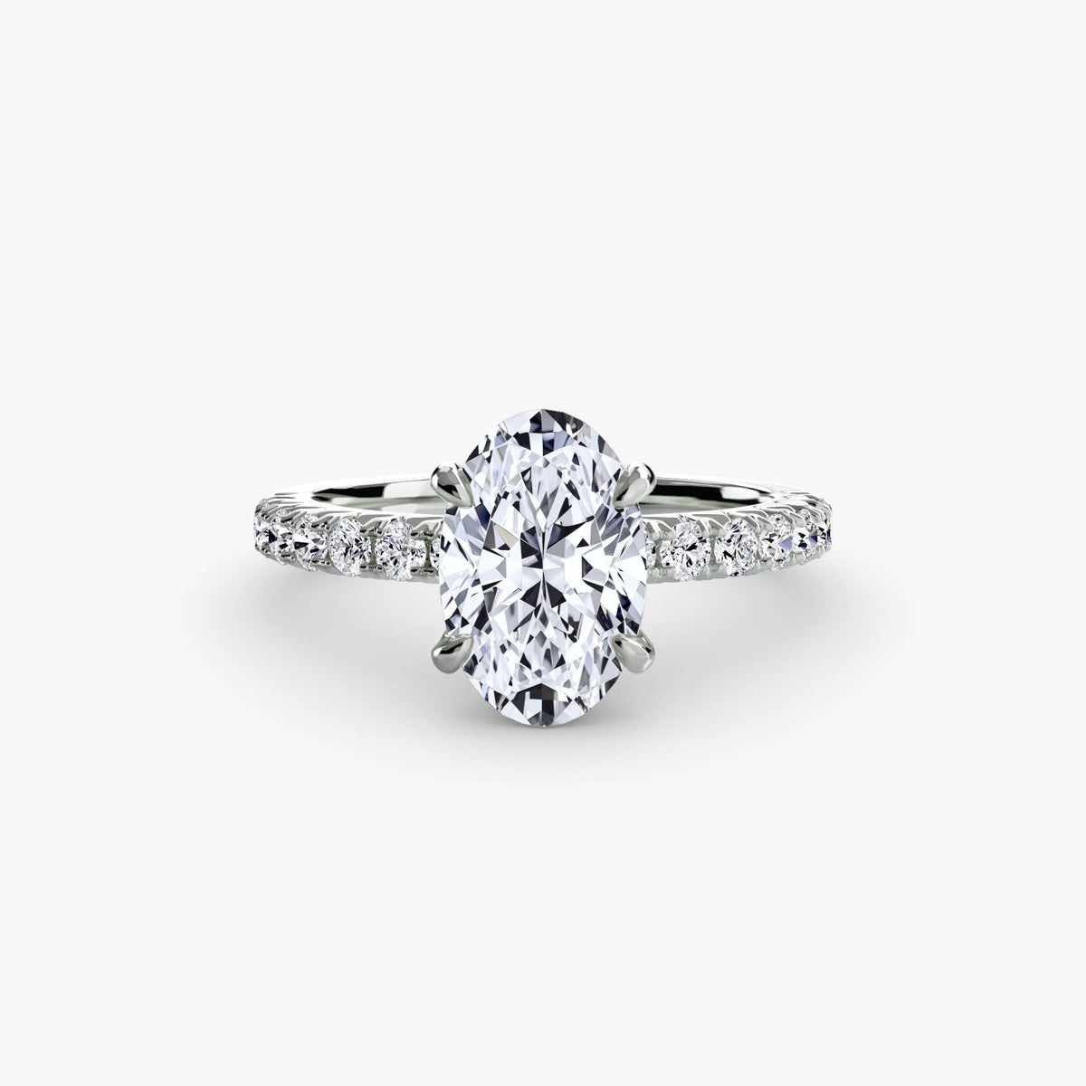 Solitaire with Pavé 6
