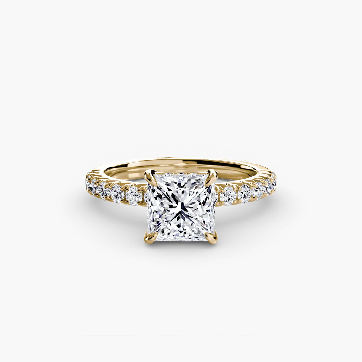 Solitaire with Pavé 6