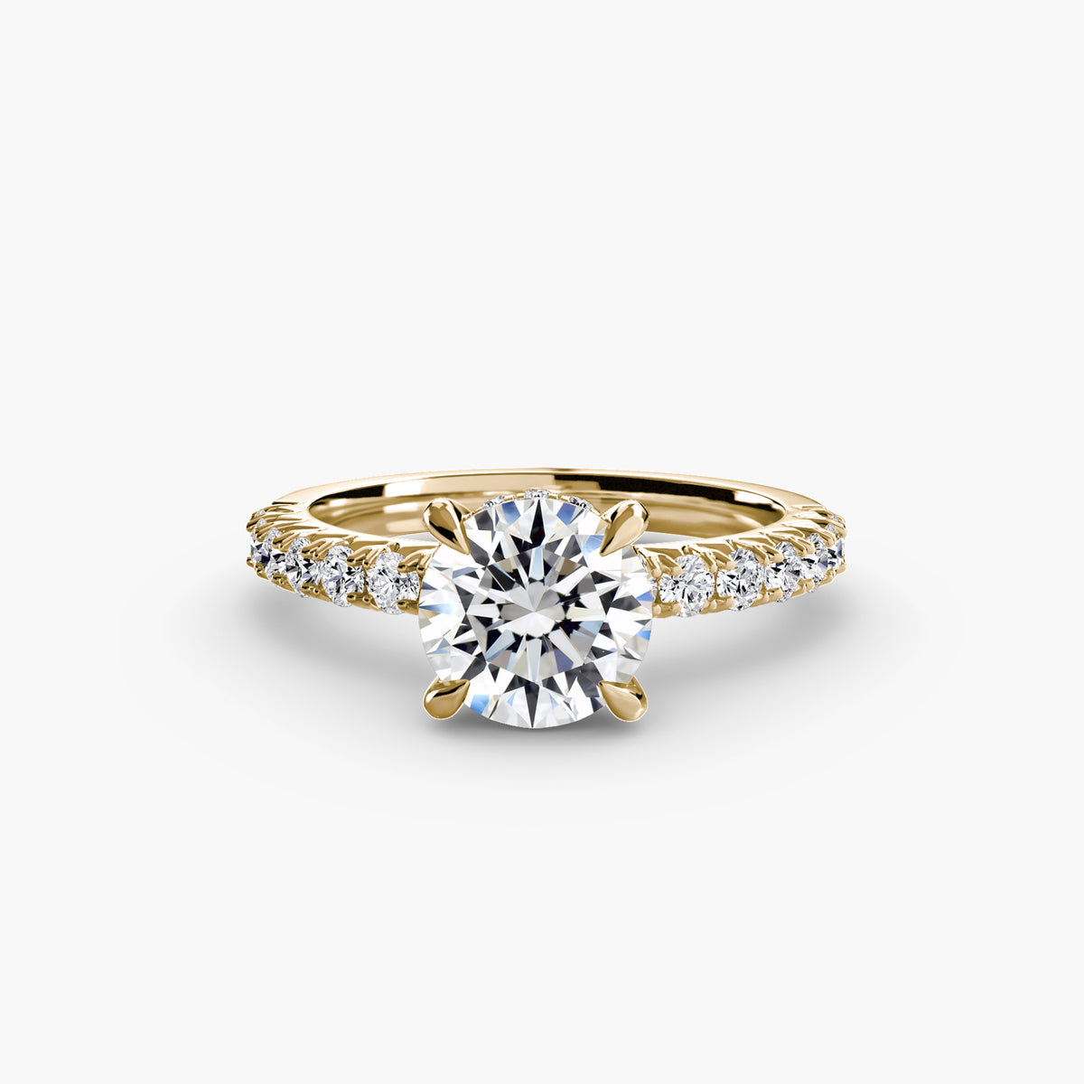 Solitaire with Pavé 6